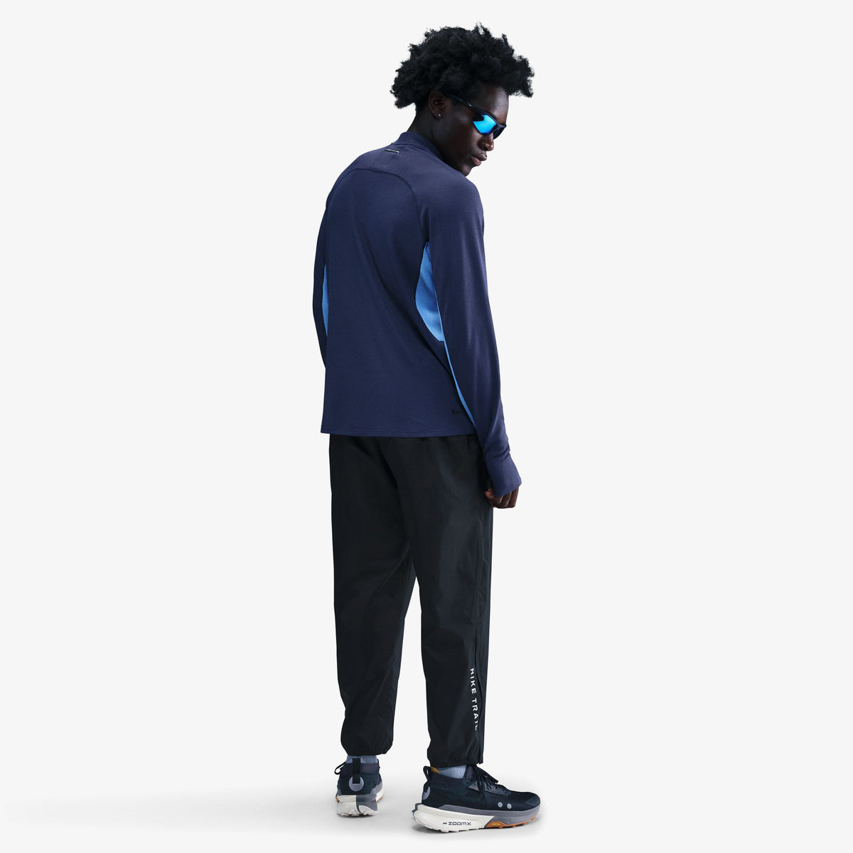 Nike Trailwind Erkek Siyah Koşu Eşofman Altı