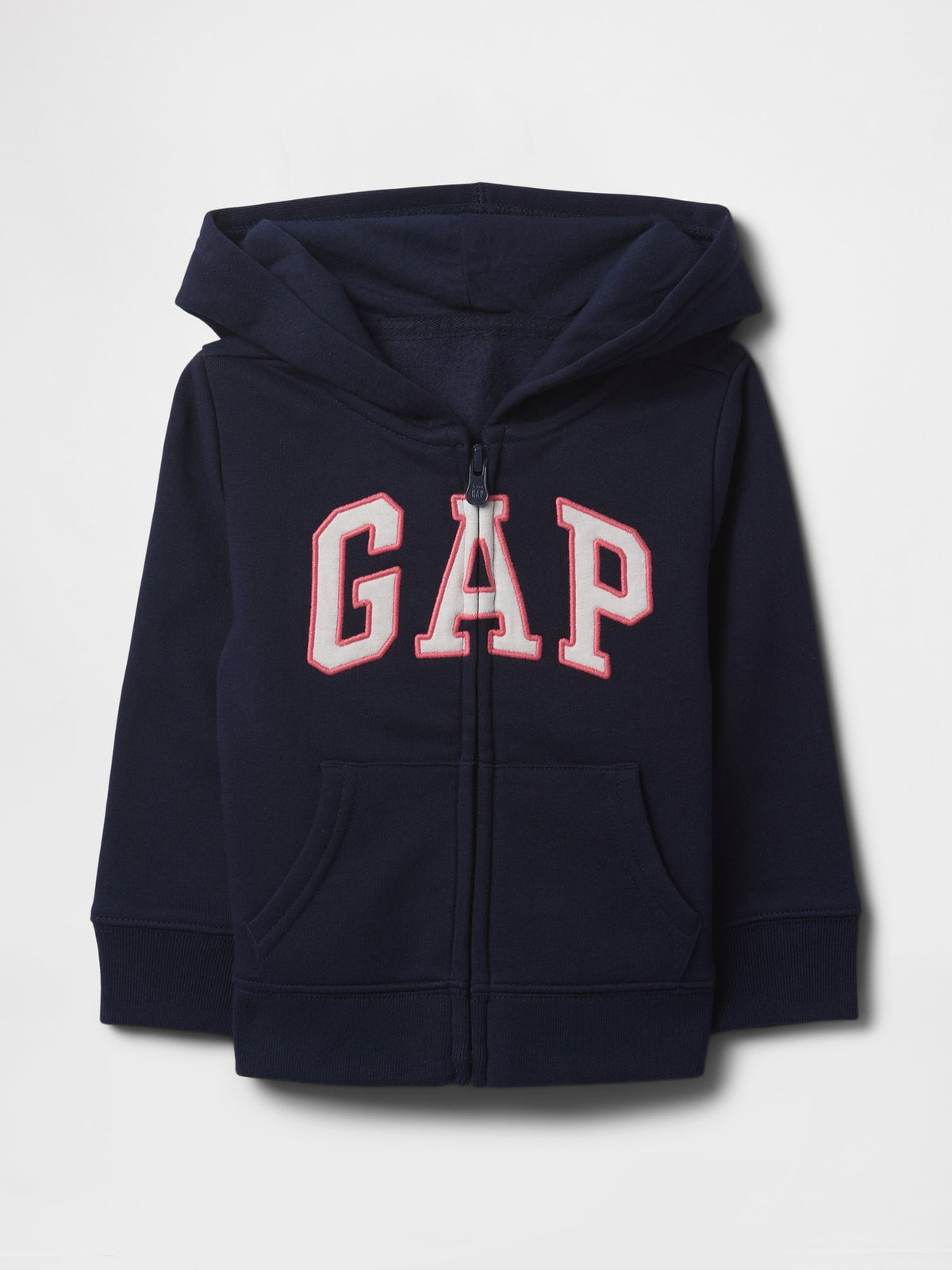 Lacivert Gap Logo Fermuarlı Kapüşonlu Sweatshirt