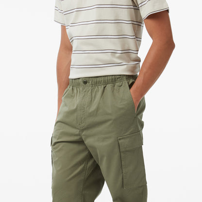 Calvin Klein Relaxed Straight Comfort Cotton Erkek Haki Pantolon