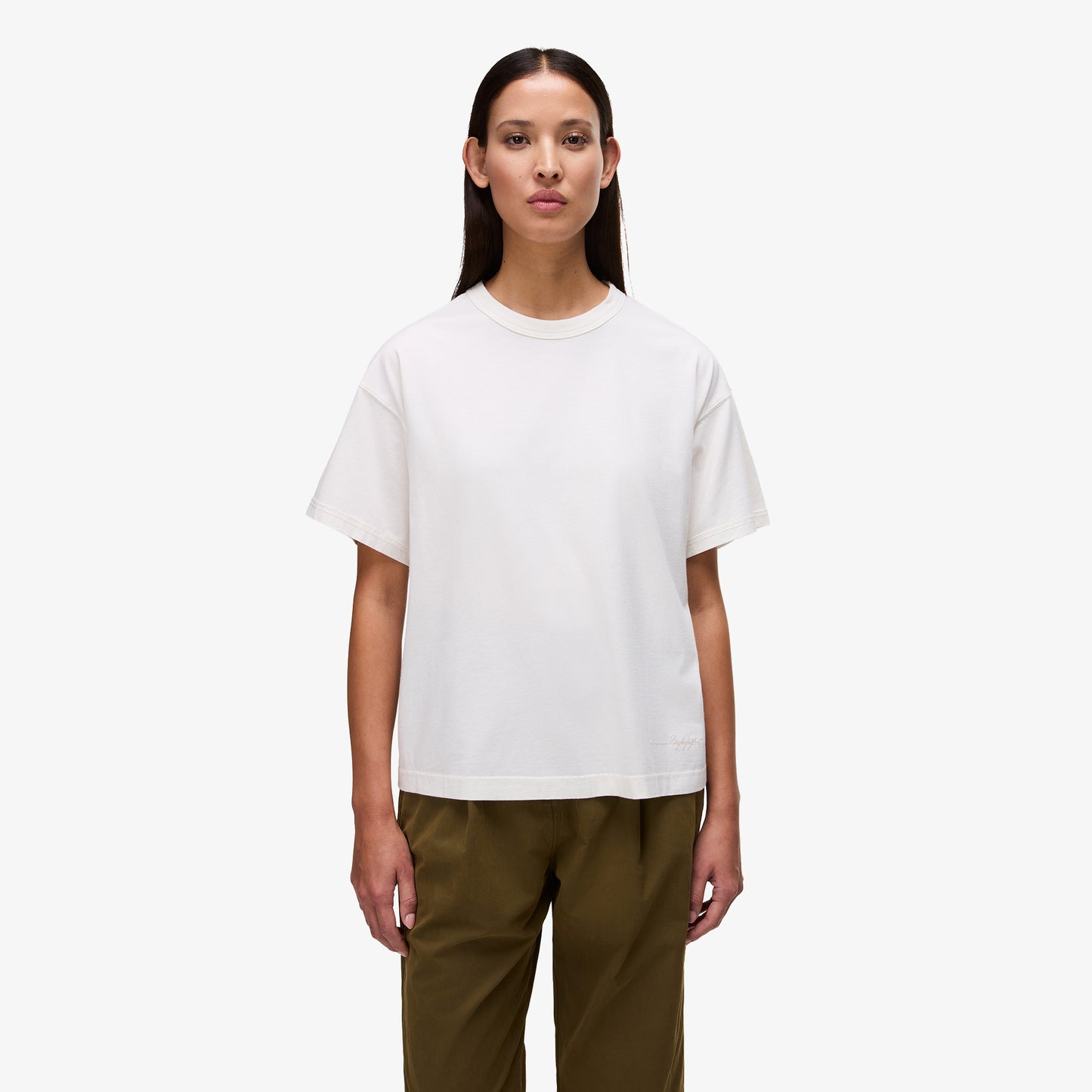 Napapijri S-miroir Kadın Beyaz T-shirt
