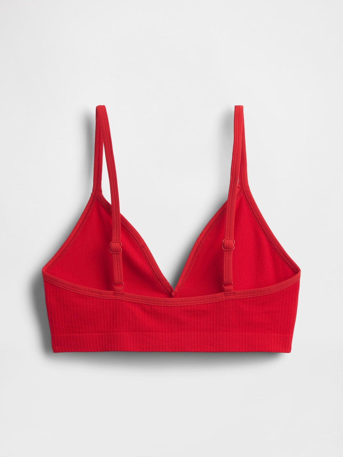 Kırmızı Seamless Fitilli Triangle Bralet