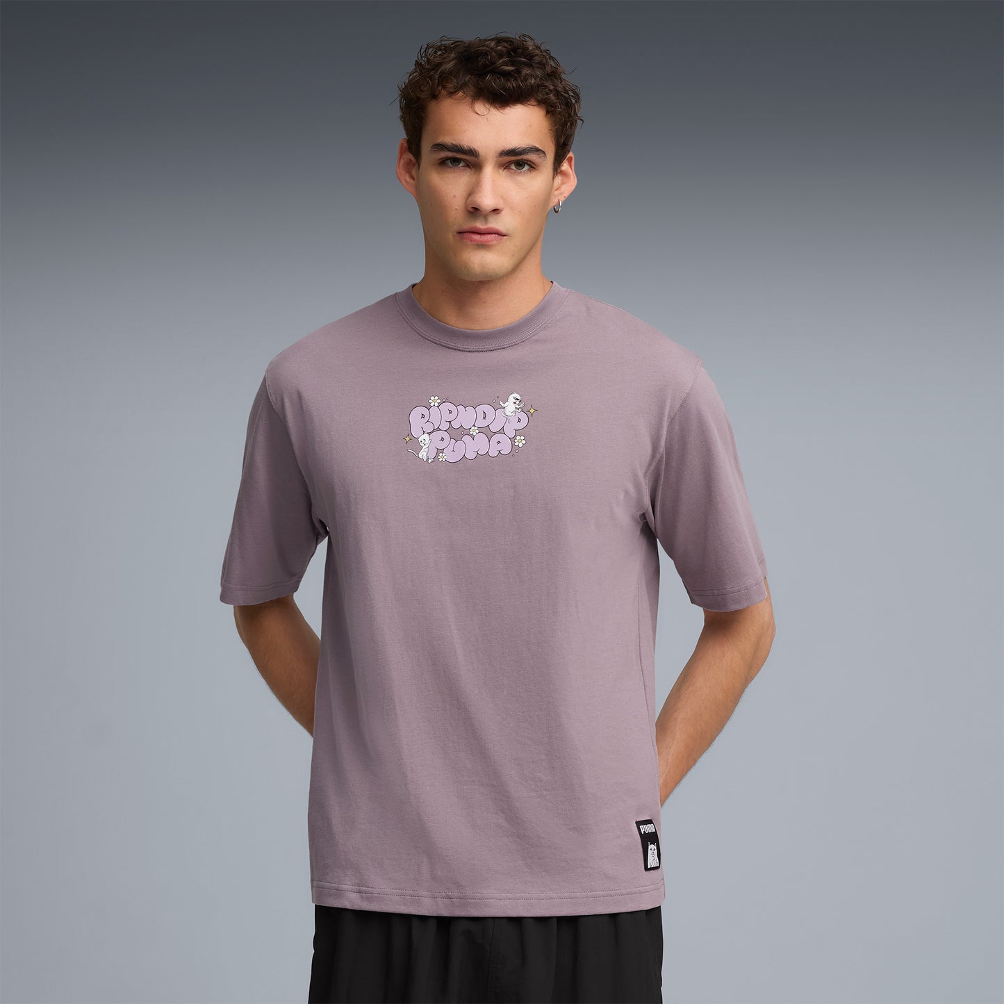Puma X Ripndip Erkek Mor T-shirt