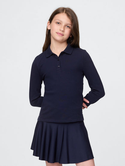 Lacivert Uniform Polo T-shirt