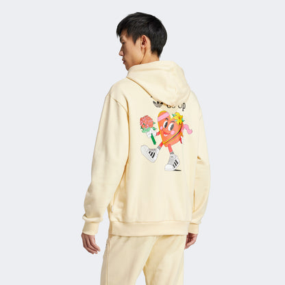 Adidas Originals 70s Fleece Erkek Krem Hoodie