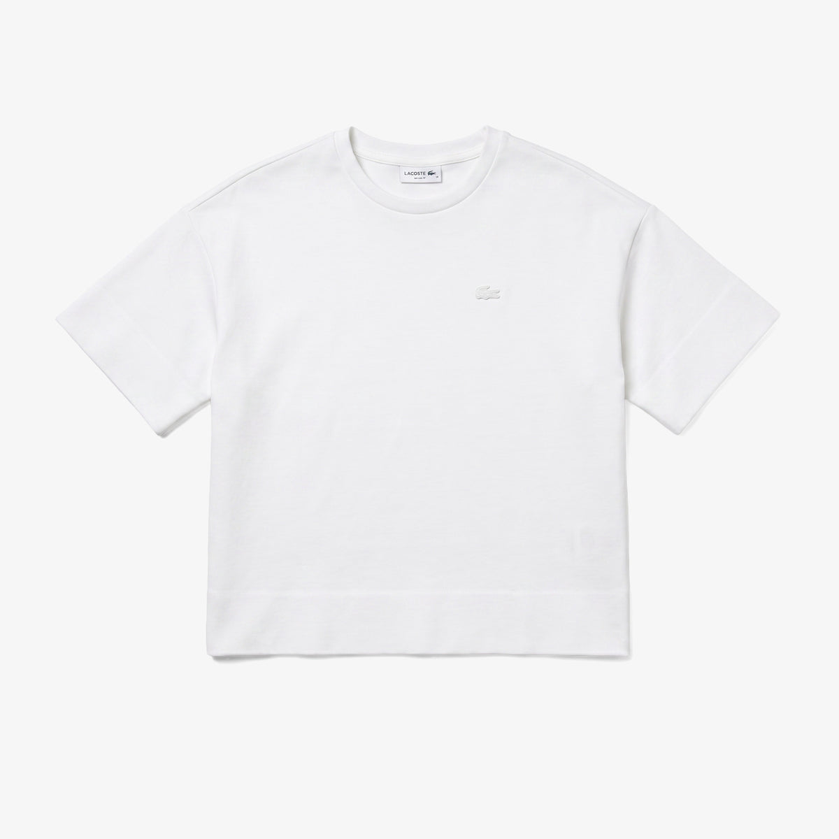 Lacoste Regular Fit Kadın Bej T-shirt