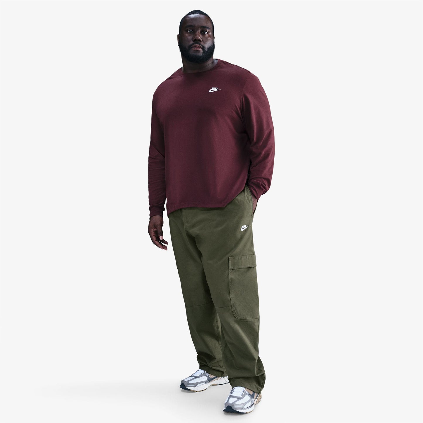Nike Sportswear Woven Erkek Yeşil Kargo Eşofman Altı