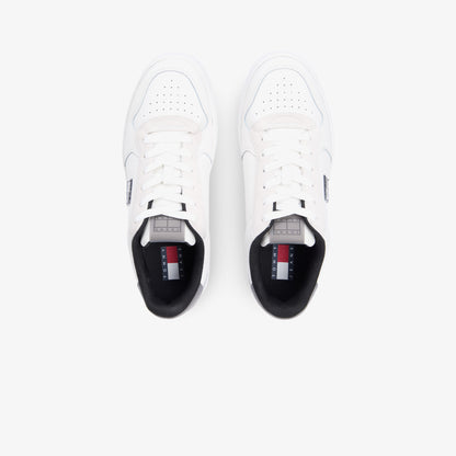 Tommy Hilfiger Retro Basket Erkek Beyaz Spor Ayakkabı