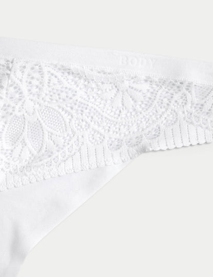 3'lü Body Soft:trade_mark: Dantel Detaylı Tanga Seti