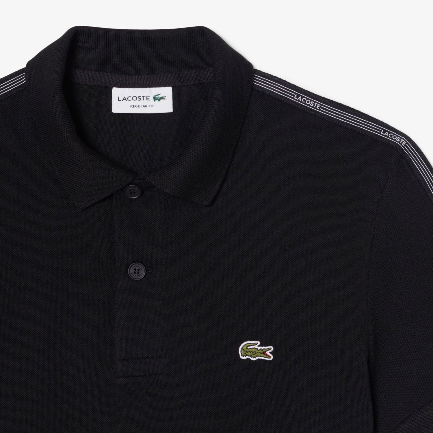 Lacoste Regular Fit Erkek Siyah Polo