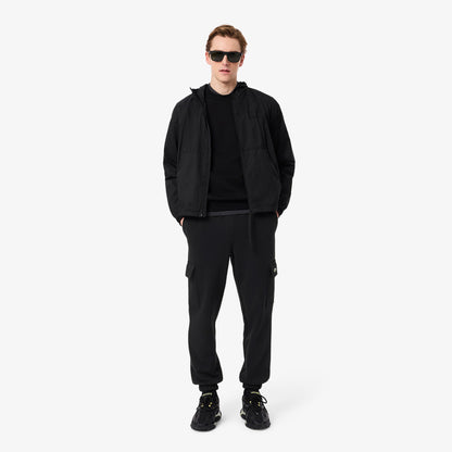 Lacoste Fleece Cargo Erkek Siyah Eşofman Altı