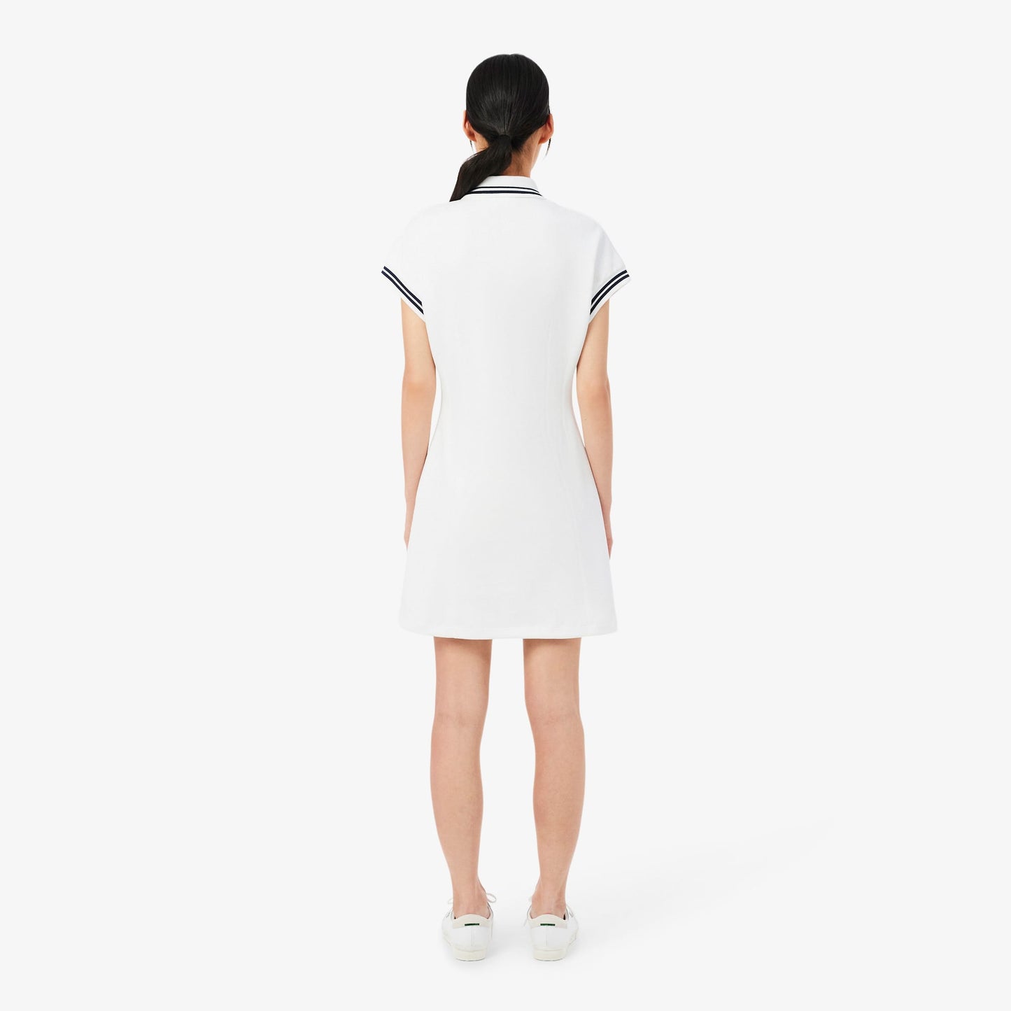 Lacoste Slim Fit Kadın Beyaz Polo