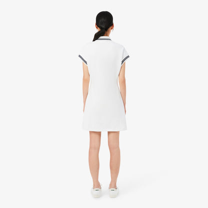 Lacoste Slim Fit Kadın Beyaz Polo