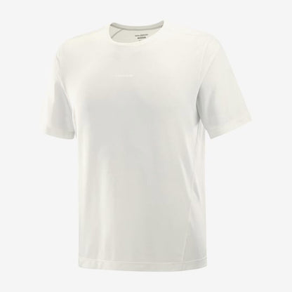 Salomon Shkout Core Ss Erkek Krem Koşu T-shirt