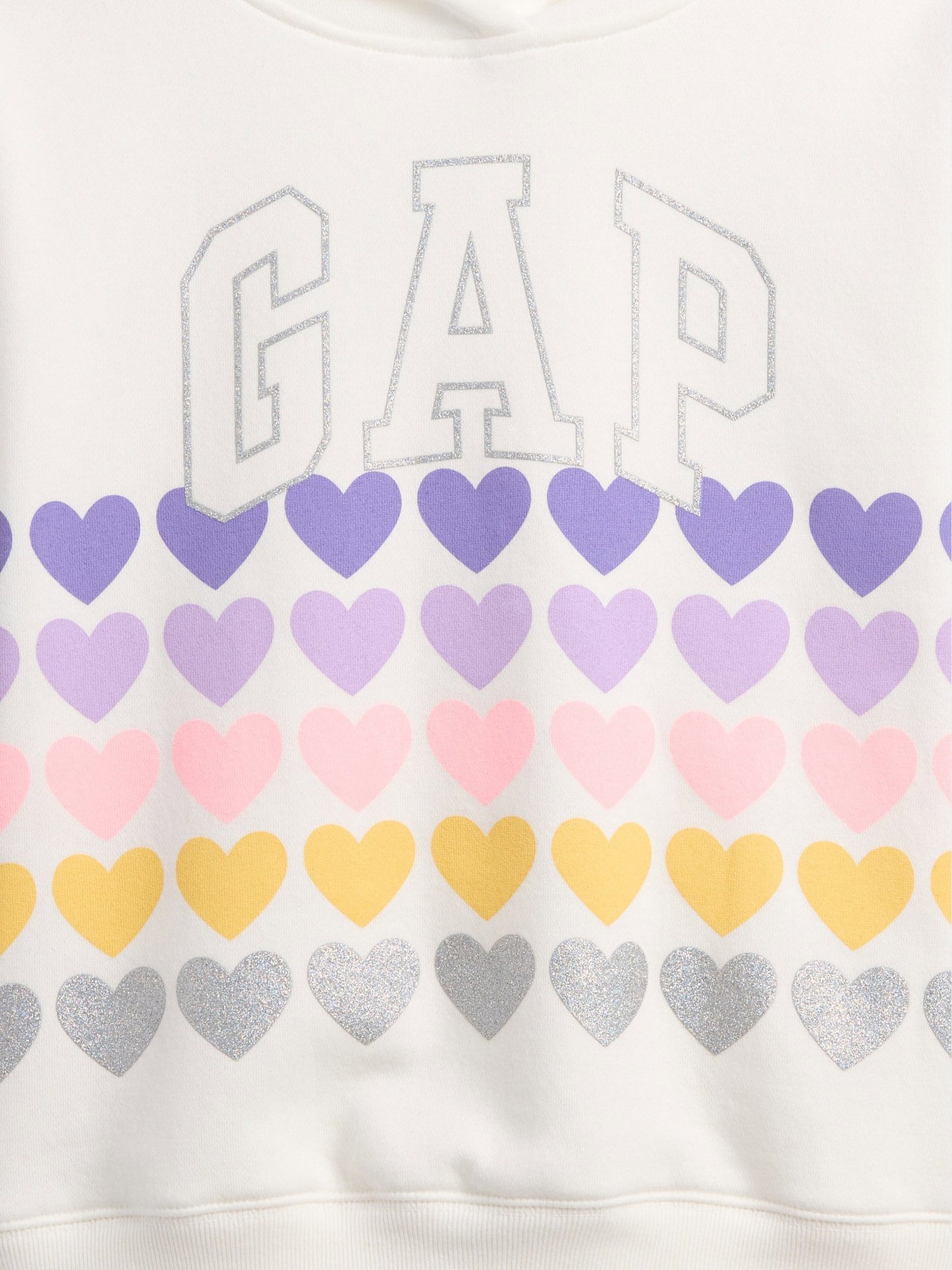 Beyaz Relaxed Gap Logo Sweatshirt