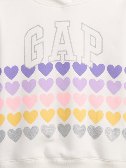 Beyaz Relaxed Gap Logo Sweatshirt