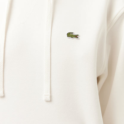 Lacoste Relaxed Fit Kadın Beyaz Sweatshirt