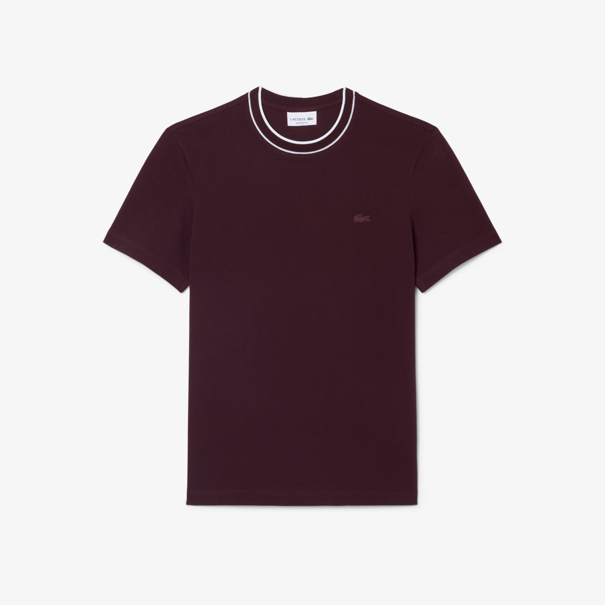 Lacoste Regular Fit Erkek Bordo T-shirt