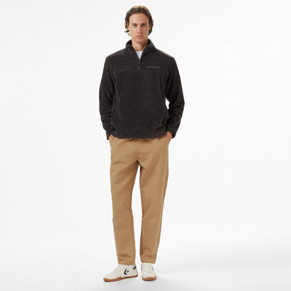 United4 Erkek Gri Half Zip Sweatshirt
