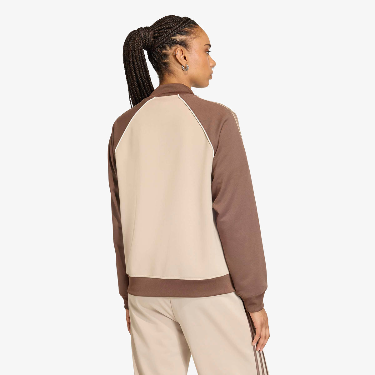 Adidas Sst Loose Tt Kadın Bej Ceket