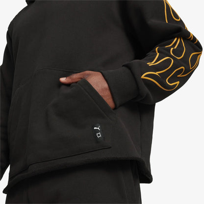 Puma Caution Erkek Siyah Hoodie
