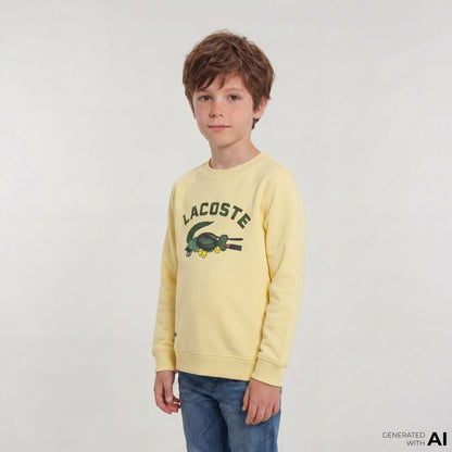 Lacoste Çocuk Sarı Sweatshirt