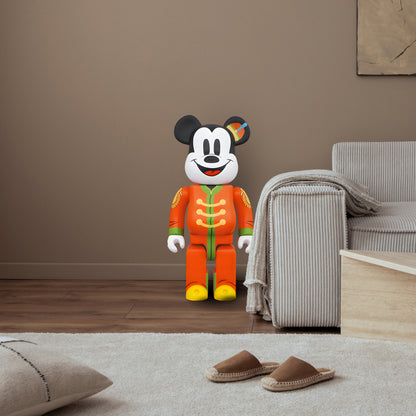 Bearbrick Mickey Mouse The Band Concert 70cm Renkli Figür