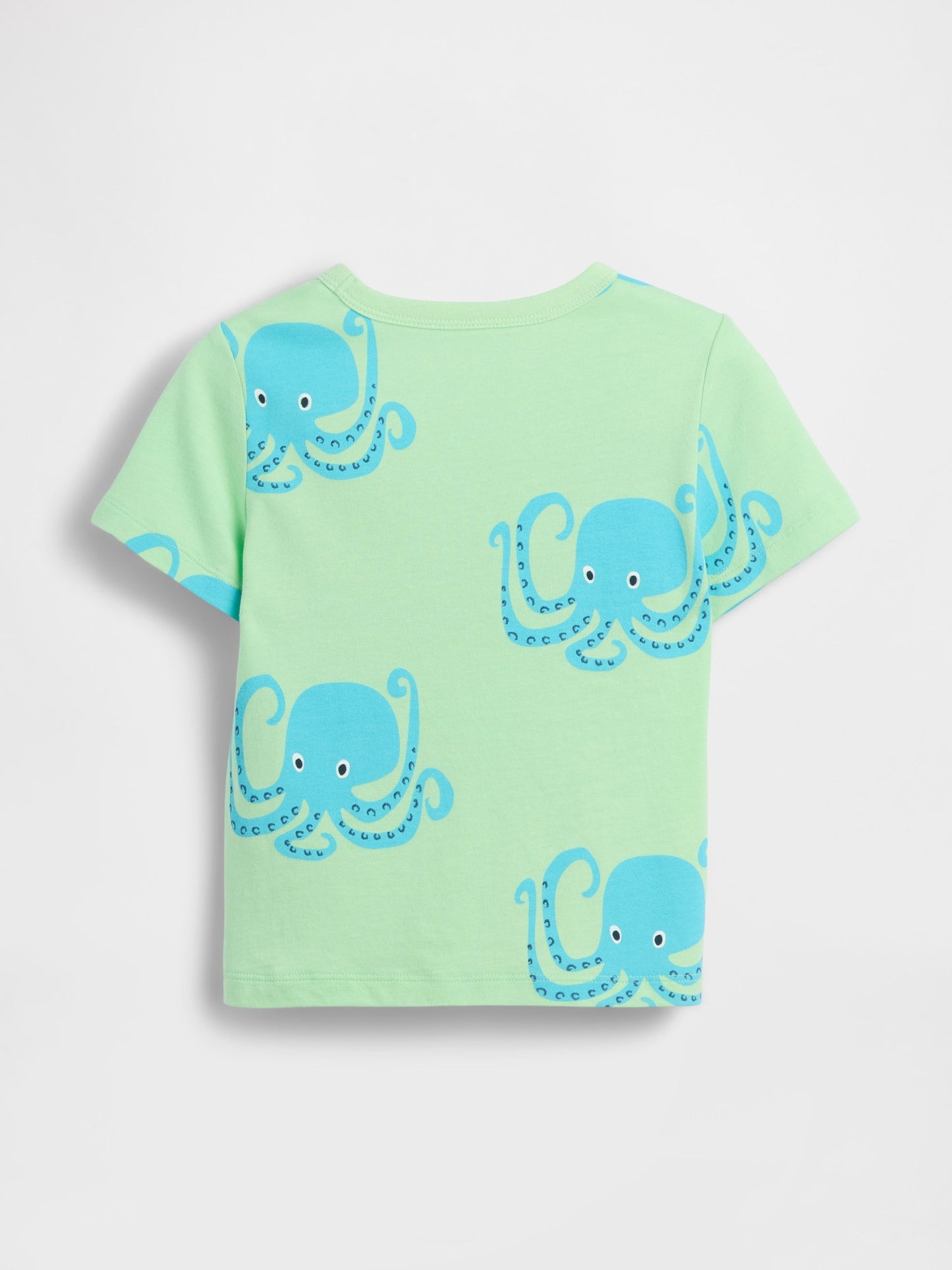 Açık Yeşil Grafik Logo T-shirt