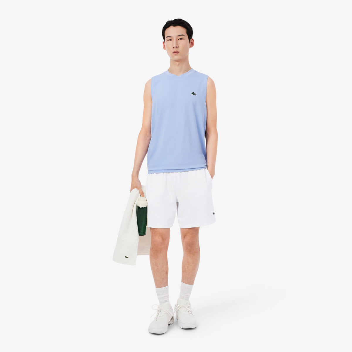 Lacoste Erkek Regular Fit Ultra Dry Beyaz Şort