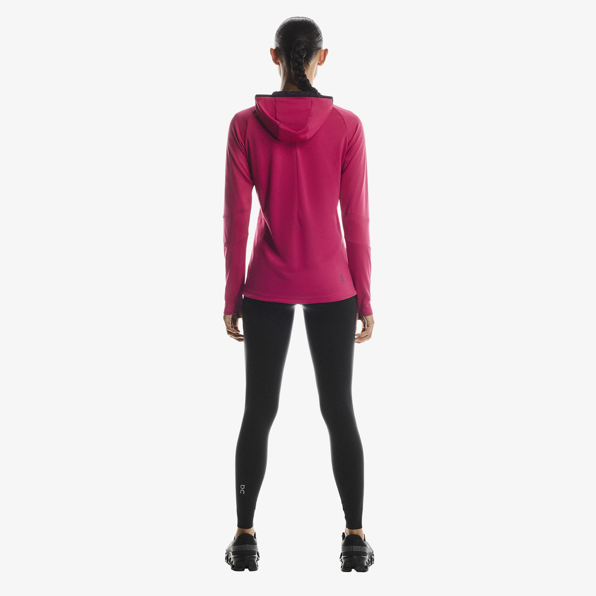 On Climate Zip Kadın Pembe Koşu Sweatshirt