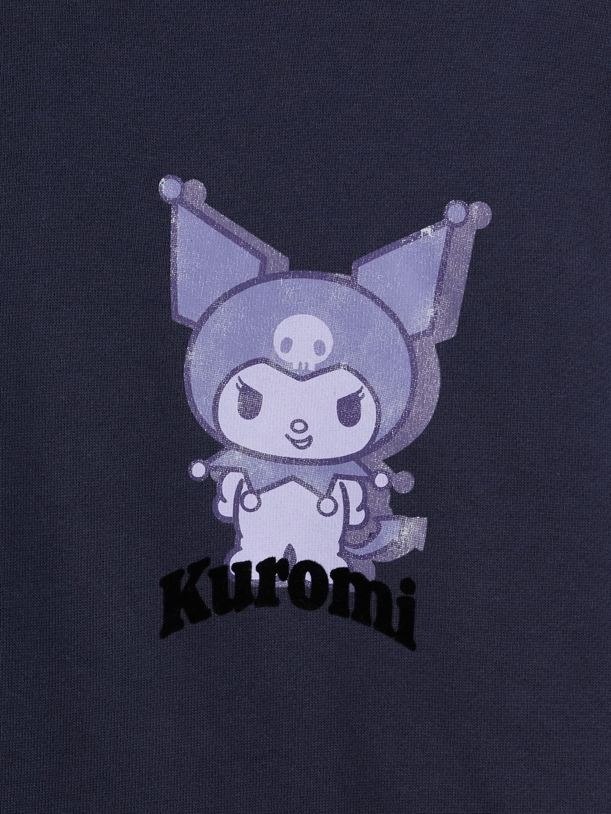 Kırık Beyaz Vintagesoft Oversized Kuromi Baskılı Sweatshirt