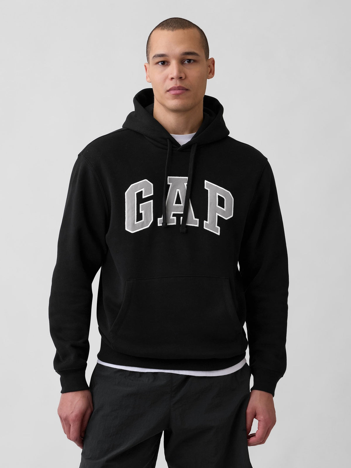 Siyah Vintagesoft Arch Gap Logo Sweatshirt
