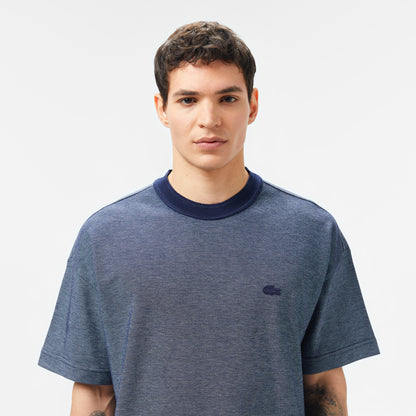 Lacoste Erkek Oversize Fit Bisiklet Yaka Lacivert T-shirt
