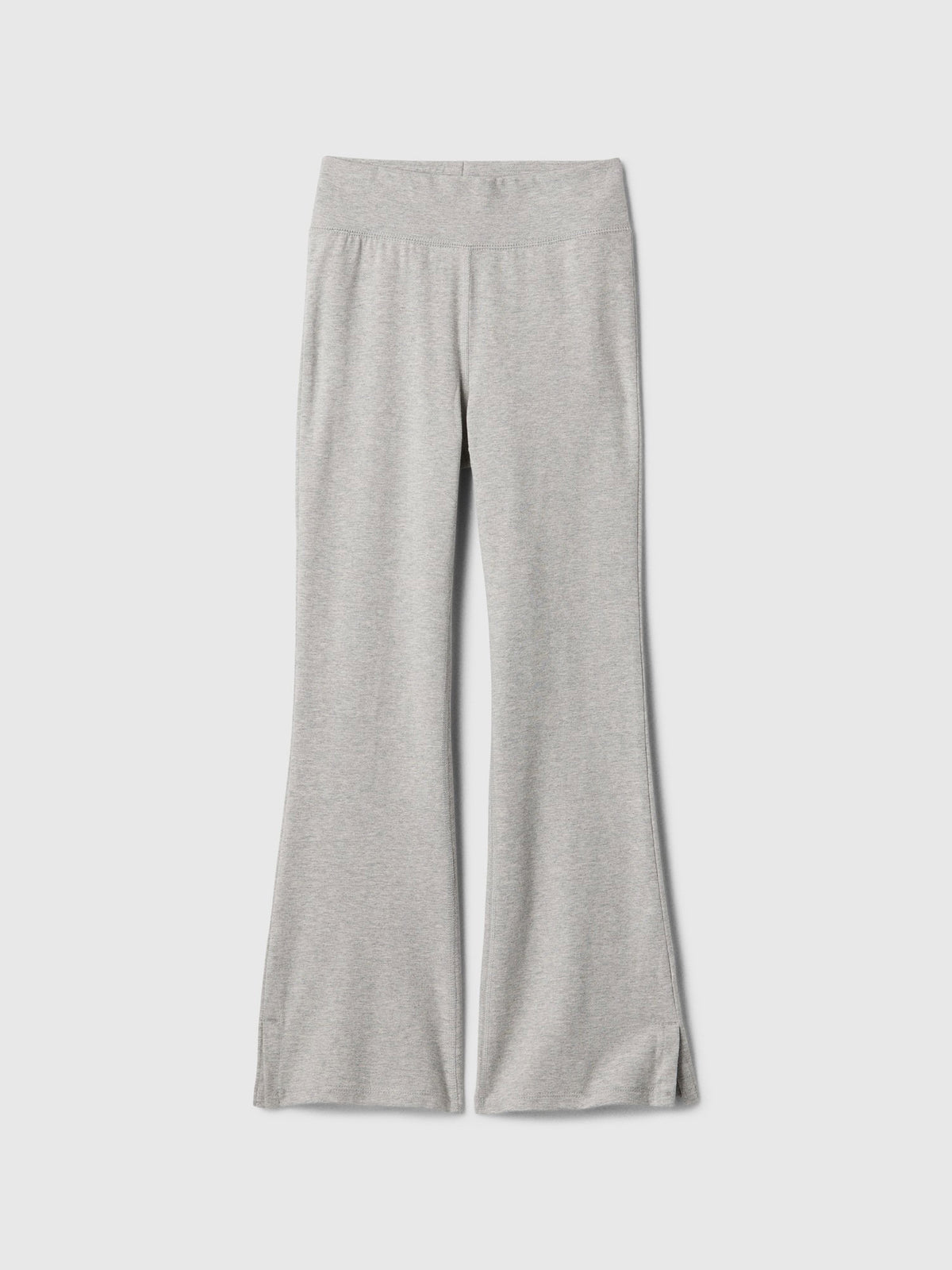 Siyah Streç Jersey Legging Flare Tayt