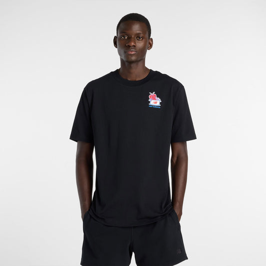 New Balance Lobster Roll Erkek Siyah T-shirt