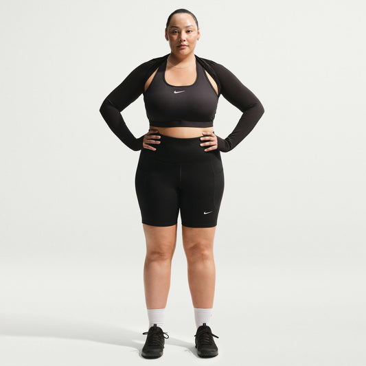 Nike Dri Fit One High Rise 8in Kadın Yeşil Tayt