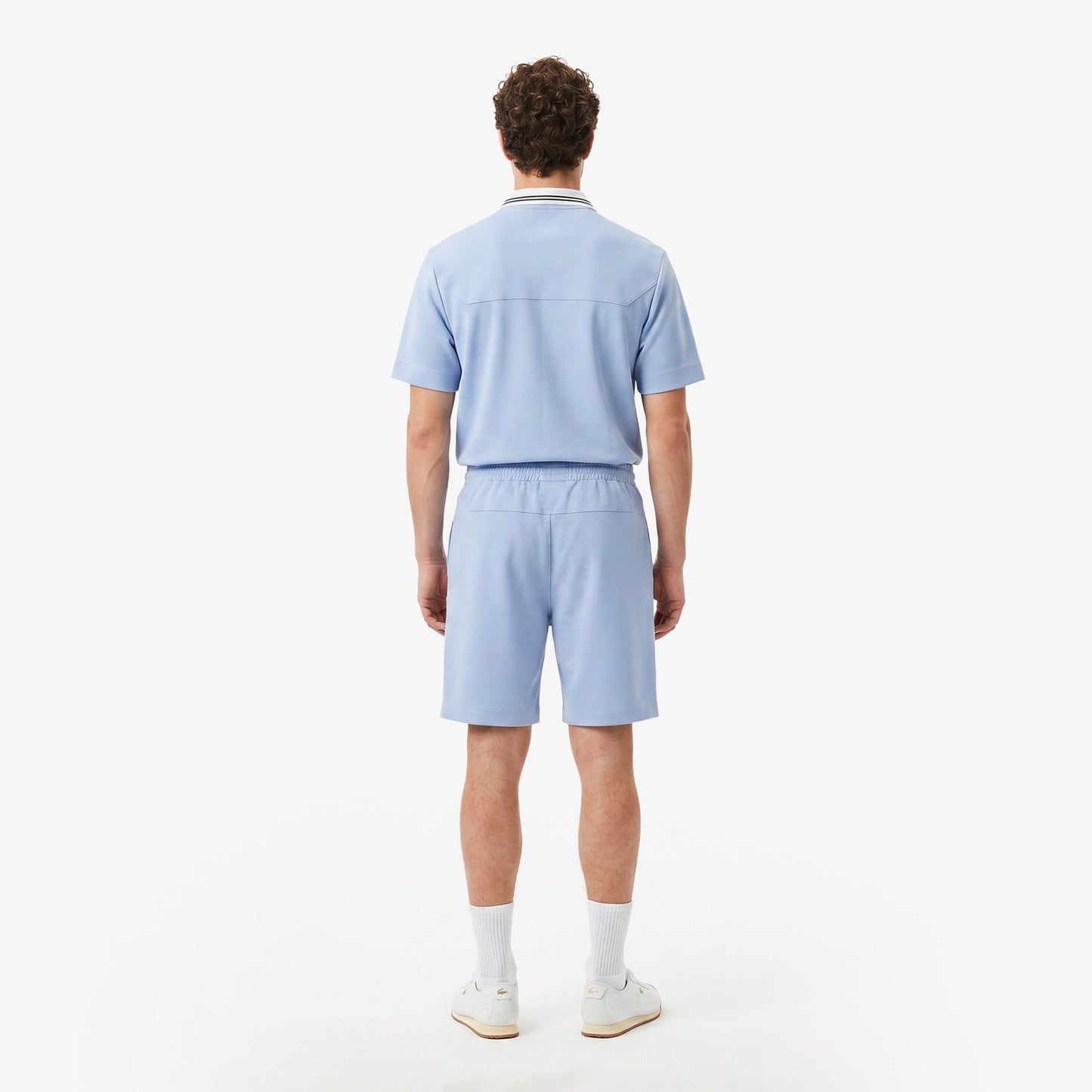 House Of Superstep X Lacoste Kapsul Koleksiyon Erkek Mavi Şort