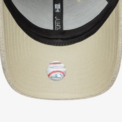 New Era 9forty New York Yankees Melton Wool Unisex Bej Şapka