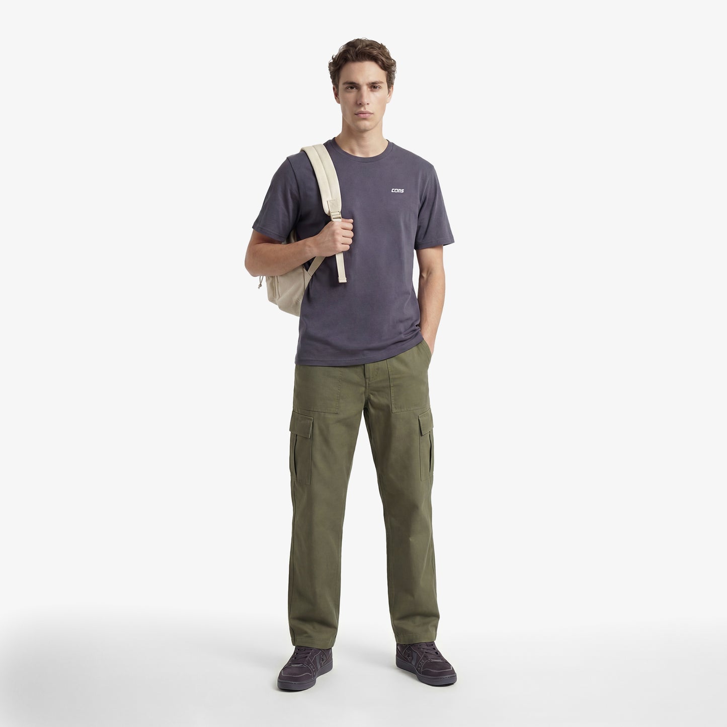 Converse Cons Erkek Lacivert T-shirt