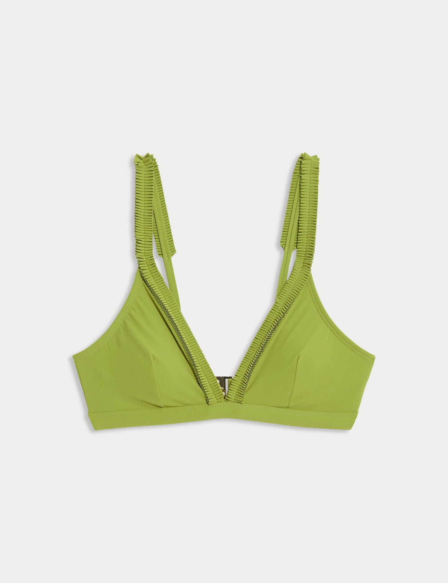 Detaylı Plunge V-yaka Bikini Üstü