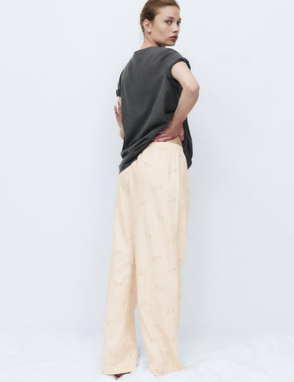 Desenli Pijama Takımı
