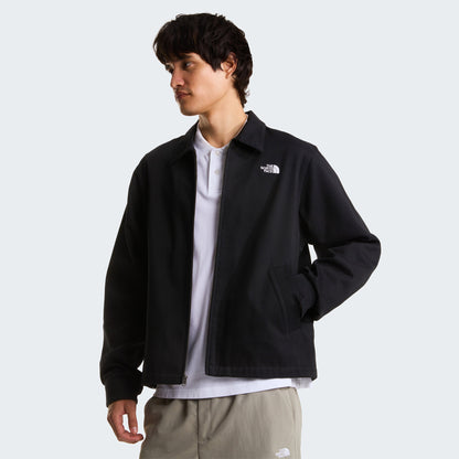 The North Face Twill Collared Erkek Siyah Ceket