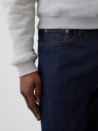 Lacivert Relaxed Jean Pantolon