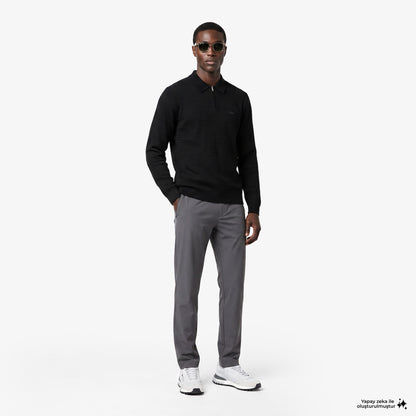 Lacoste Regular Fit Erkek Siyah Kazak