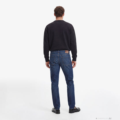 Calvin Klein Slim Vine Street Erkek Mavi Jean