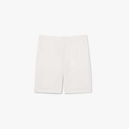 Lacoste Erkek Slim Fit Beyaz Bermuda Şort