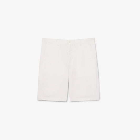 Lacoste Erkek Slim Fit Beyaz Bermuda Şort