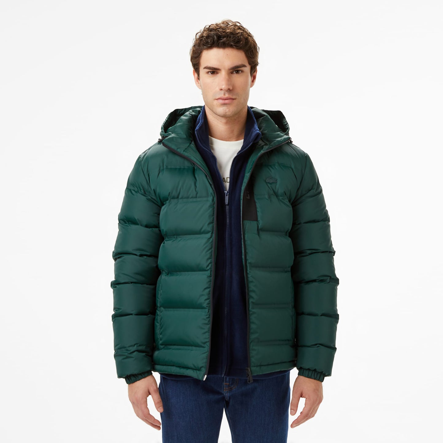 Lacoste Erkek Regular Fit Koyu Yeşil Mont