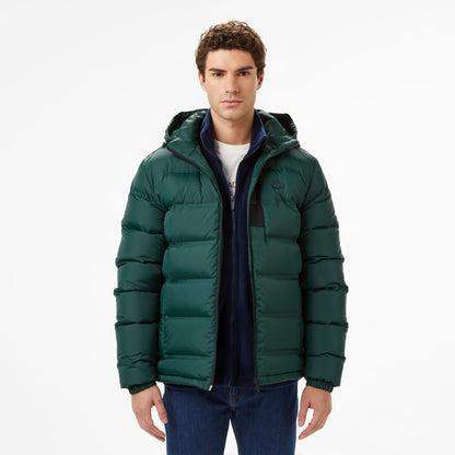 Lacoste Erkek Regular Fit Koyu Yeşil Mont