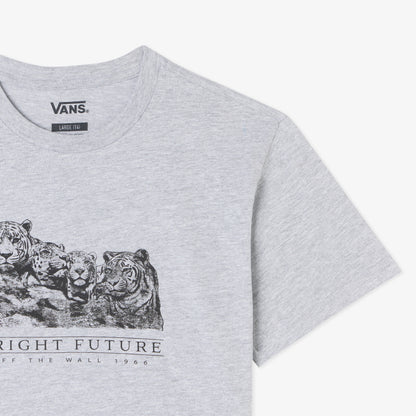 Vans Bright Future Relaxed Crop Ss Çocuk Gri T-shirt