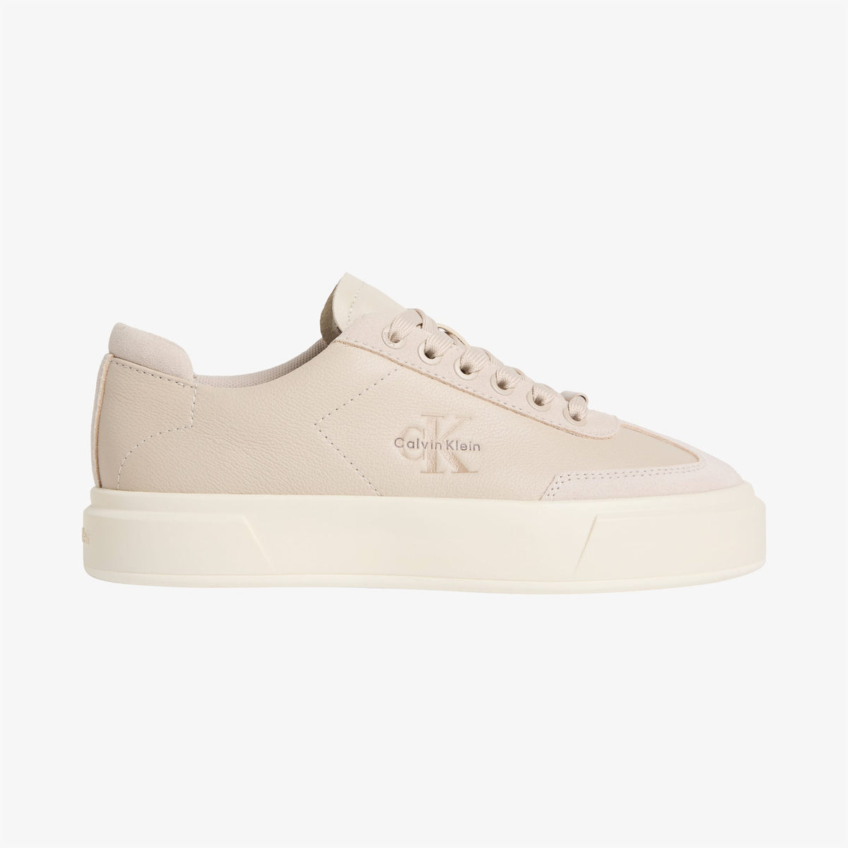 Calvin Klein Basket Cups Kadın Bej Sneaker